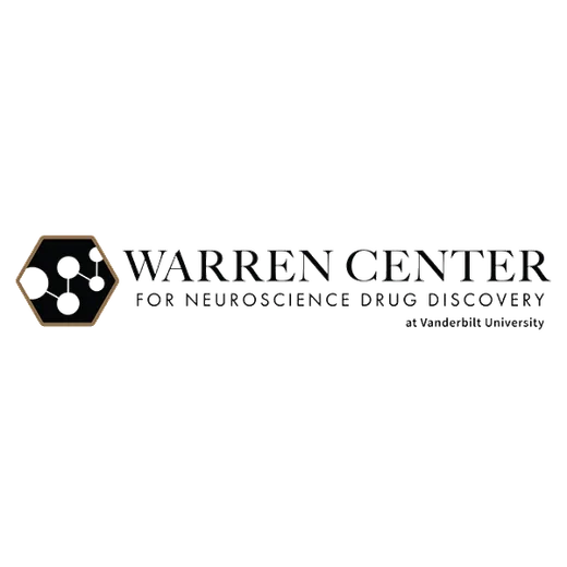 Warren Center for Neuroscience Drug Discovery logo, depicting molecular structure within a hexagon, representing research in drug discovery